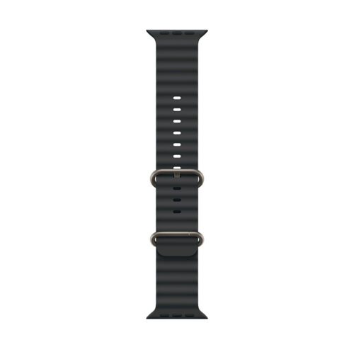 49mm Ocean Band Natural Titanium Finish - Black
