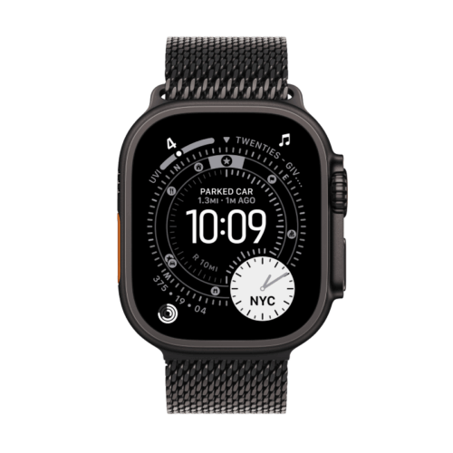 Apple Watch Ultra 3 - GPS+Cellular 49mm Titanium Case with Milanese Loop